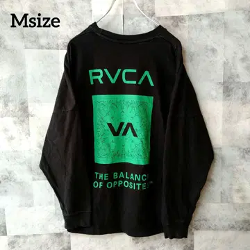 RVCA 루카 Msize 긴팔 티셔츠 헤비 웨이트 블랙