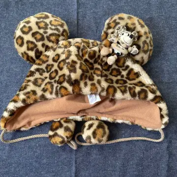 디즈니 팬캡 미니 레오파드 무늬