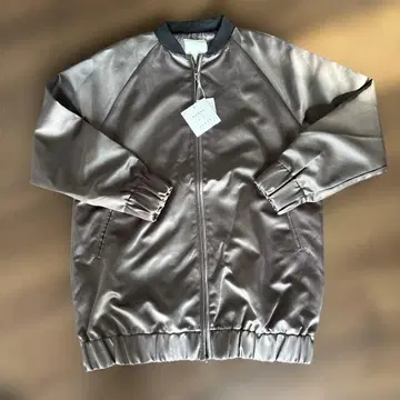 BENCE OF PLACE 새틴 브라운 자켓