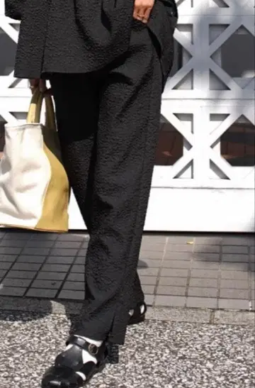 room306 블랙 캐주얼 팬츠