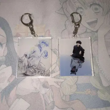 [ 익명 배송 ] 닌타마 란타로 비주얼 아크릴 키링 도이 한스케