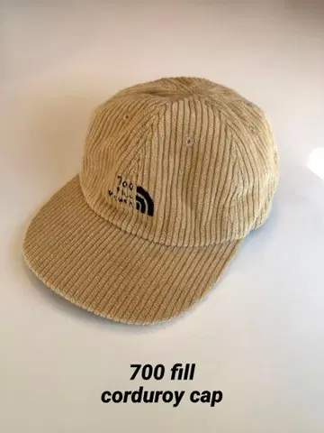 700fill 코듀로이 캡