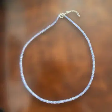 단자나이트 다면 컷 목걸이