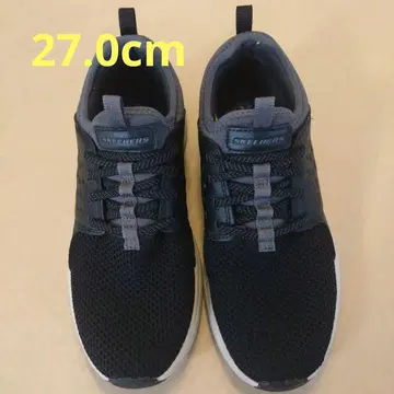 SKECHERS 경량 스니커즈 블랙 27.0cm