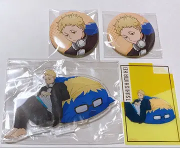 하이큐 츠키시마 케이 아크릴 스탠드 캔뱃지 클리어 카드