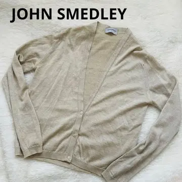 JOHN SMEDLEY 존스메들리 긴팔 가디건 울 베이지