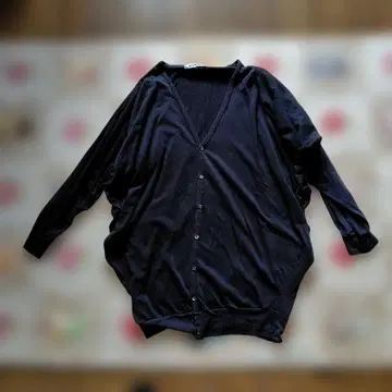 gomme 긴팔 가디건 블랙 F