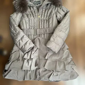 Sunnymodo 프릴 다운 자켓 42 브라운