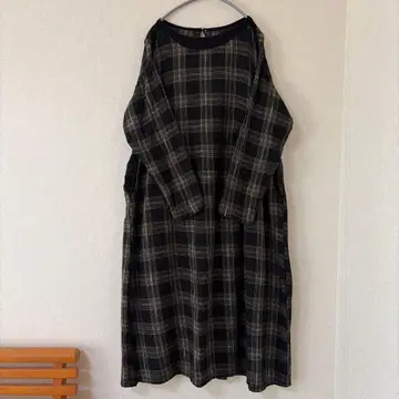 새상품급 LILASIC NATULAN 리라시크나츄란 기모 롱 원피스