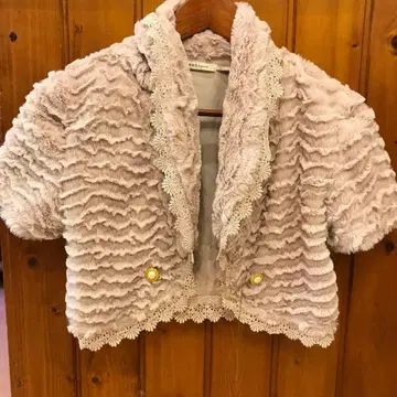 axes femme 프릴 레이스 자켓 M