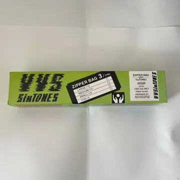 [ 미사용 새상품 ] 지퍼백 SixTONES VVS