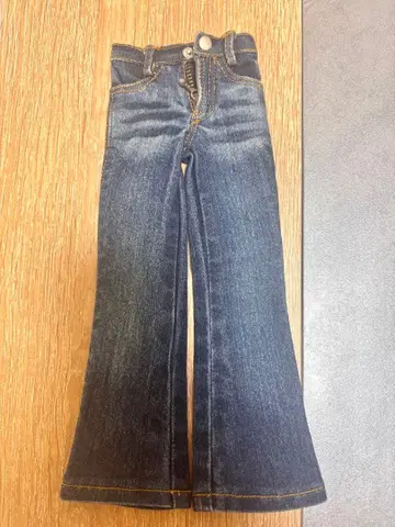 인형용 4분의 1 데님 팬츠