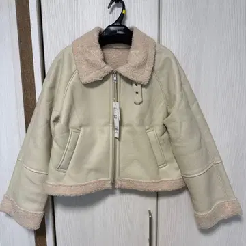 mysty woman 인조 가죽 보아 블루종