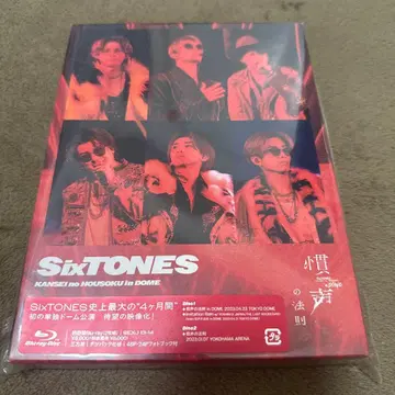 SixTONES 관성의 법칙 초회반 Blu-ray 2장 세트