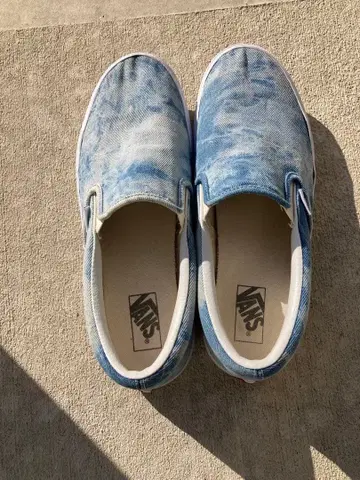 Vans 슬립온 블루 데님풍 27.5cm