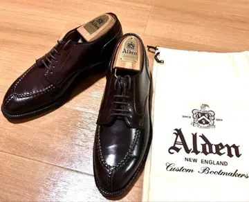 미사용 알든 NST 코도반 애버딘 버건디 6 1/2