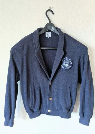 [ SINA COVA ] 일본제 코튼 니트 테일러드 자켓 L/네이비