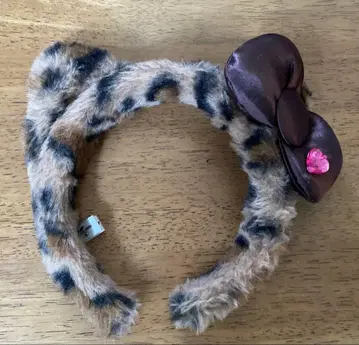 USJ 레오파드 무늬 키티 머리띠 일본 한정판