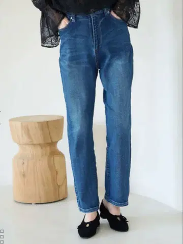 로페피크닉 * [ 허리 혁명 데님 ] 허리 쉐이프 하이라이즈맘 청바지