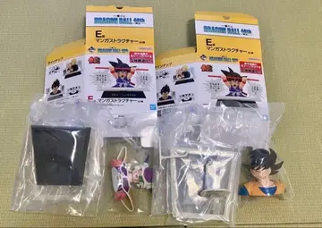 드래곤볼 제일복권 E상 만화 스트럭처 손오공 프리저 세트