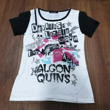 아르곤킨 y2k 그런지 티셔츠 락 펑크 스컬 헤이세이