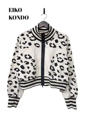 1111823 EIKOKONDO 택 포함 정가 31900엔 레오파드 지퍼