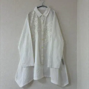 새상품급 EIKO KONDO 꽃무늬 패치워크 튜닉 블라우스