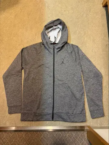 조던 그레이 풀 집업 후드티