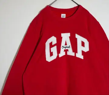GAP 갭 빅 사이즈 자수 로고 속기모 맨투맨