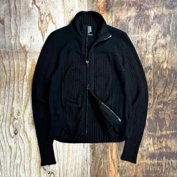 Calvin Klein 드라이버 니트 자켓 절개 더블 지퍼