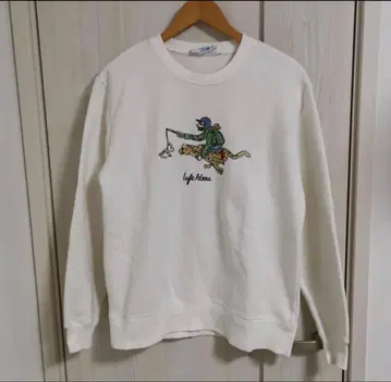 Leftalone 레프트 얼론 자수 맨투맨 M 사이즈