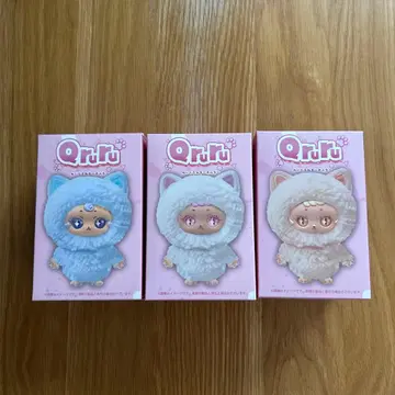 Qruru 큐루루 봉제 인형 키링 3종 세트