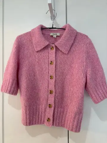 COS 반팔 니트 핑크 S 사이즈
