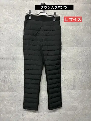 [ 새상품 ] 다운 팬츠 L 사이즈 블랙