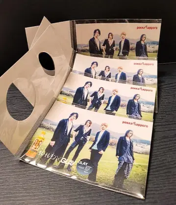 포카삿포로 GLAY 스티커 4장 세트