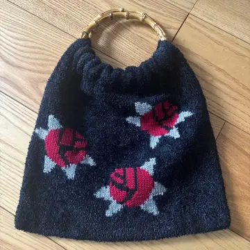 NORIHISA OTA 대나무 핸들백 블랙