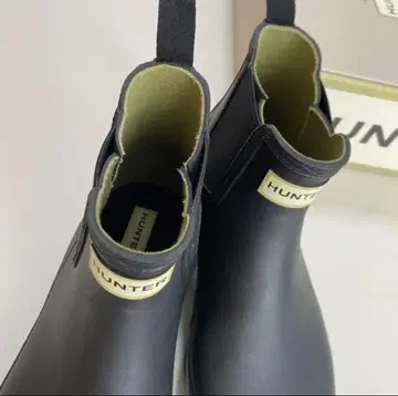 HUNTER 헌터 레인부츠 사이드 고어 부츠