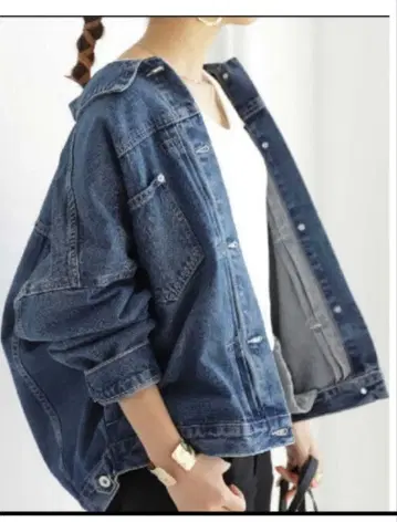 빅 실루엣 데님 자켓 L XL 사이즈