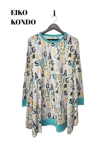 1111784 EIKOKONDO 택 포함 정가 30580엔 영문 튜닉