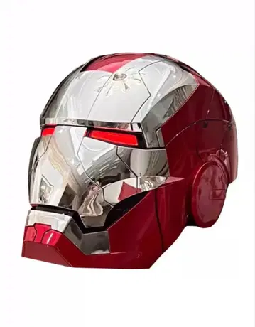 AUTOKING 1/1 아이언맨 마크5 MK5 헬멧 마스크 은색