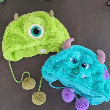 몬스터즈 잉크 후드 부착 모자 2세트