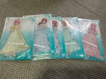 5등분의 신부 제일복권 아크릴 스탠드 5개 세트