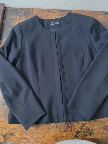 [ 새상품급 ] ECHO 노카라 자켓 블랙