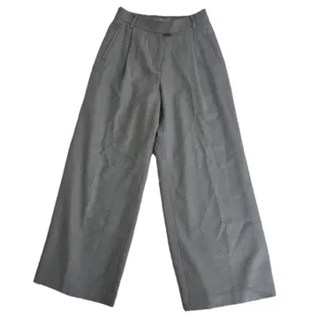 그레이 와이드 팬츠 사이즈 36 코튼