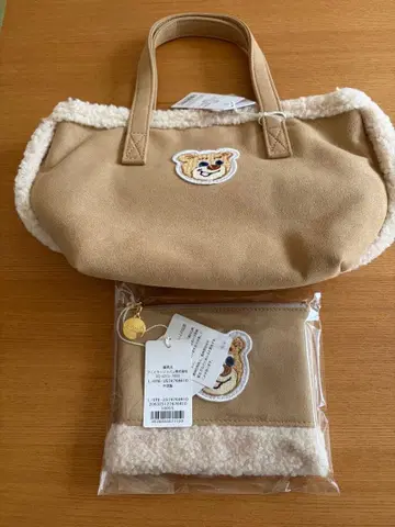 페이러 올드 테디 와펜 보아 토트백 파우치 2세트