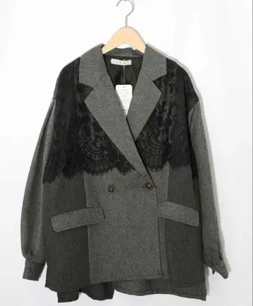 이즈스칼라 553229: 레이스와 나비의 이소재 절개 자켓