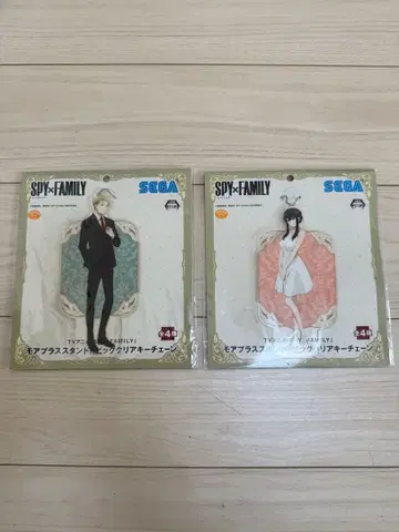 SPY x FAMILY 스파이 패밀리 아크릴 키링 2개 세트