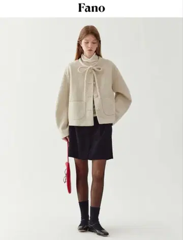 [ 새상품급 ] Fano studios 노카라 자켓 베이지