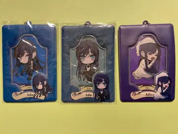 Ado 잔몽 POP-UP 미니 캐릭터 트레이딩 카드 케이스 3종 세트