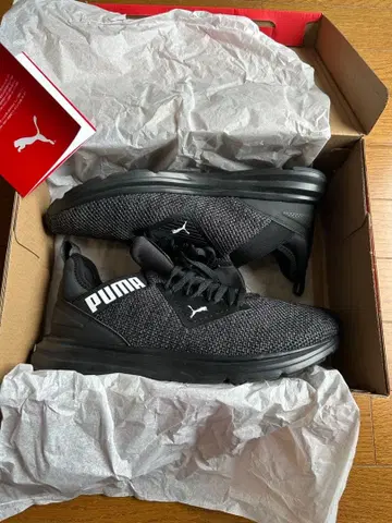 PUMA SOFTFOAM 블랙 스니커즈